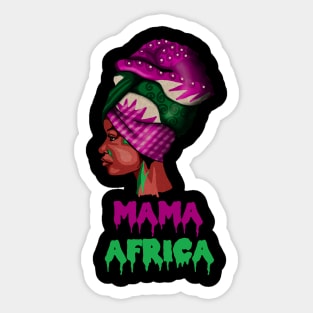 Mama Africa, Proud African Woman Sticker